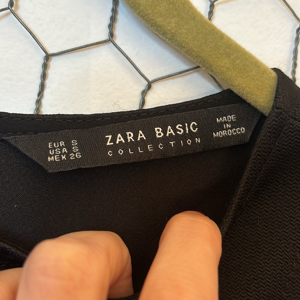 Zara Basic Collection Ruched Blouse - image 2